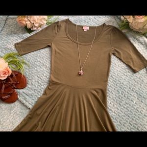 Olive Green Dress